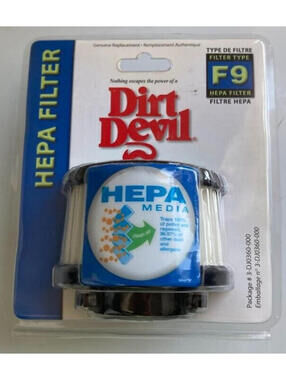 Dirt Devil Type F9 Hepa Filter For Classic Hand Vac 3-DJ0360-000 Genuine New